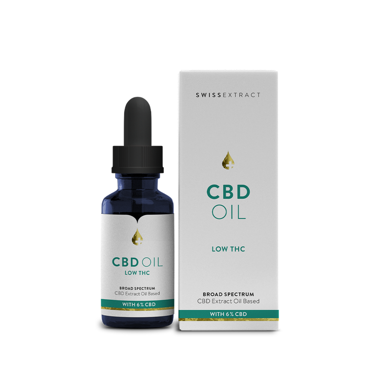 Produktbild des CBD-Öl Low THC mit 6% CBD von Swissextract