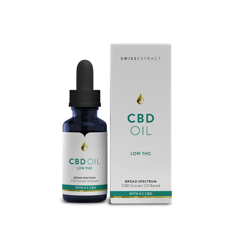 Produktbild des CBD-Öl Low THC mit 6% CBD von Swissextract