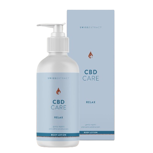 Produktbild der CBD Body Lotion von Swissextract